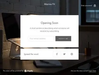 Marinafit.com(Marina Fit) Screenshot