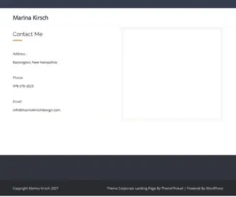 Marinakirschdesign.com(Marina Kirsch) Screenshot