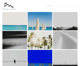 Marinalomar.com(Marina Lomar Fine Art) Screenshot