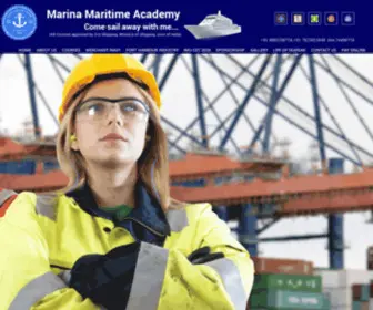 Marinamaritimeacademy.com(Marina Maritime academy) Screenshot