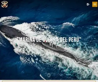 Marina.mil.pe(Marina de Guerra del Perú) Screenshot
