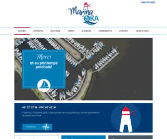 Marinaoka.com(Marina d'Oka) Screenshot