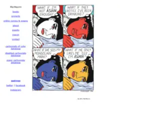 Marinaomi.com(Comic Artist) Screenshot