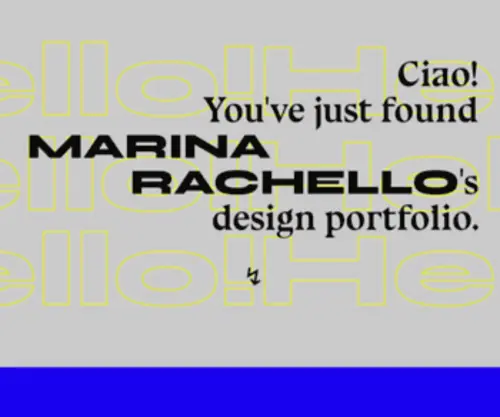 Marinarachello.com(Marinarachello) Screenshot