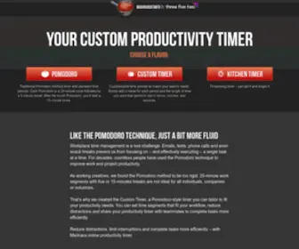 Marinaratimer.com(Pomodoro Method Style Time Management Tool & Timer) Screenshot