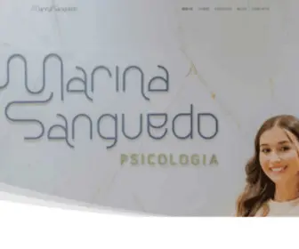 Marinasanguedo.com.br(INÍCIO) Screenshot