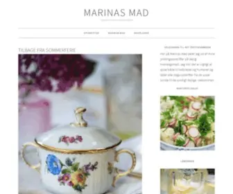 Marinasmad.com(Marinas Mad. Årstidens opskrifter) Screenshot