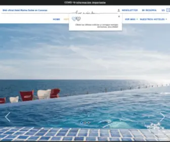 Marinasuitesgrancanaria.com(Hotel Gran Canaria Puerto Rico) Screenshot