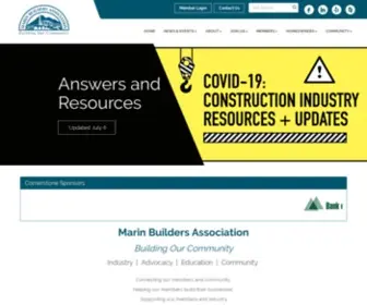 Marinbuilders.com(Marin Builders Association) Screenshot