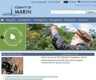 Marincounty.org(Marin County) Screenshot