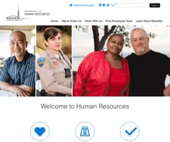 Marincountyhr.org(Human Resources) Screenshot