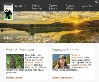 Marincountyparks.org(Marin County Parks) Screenshot