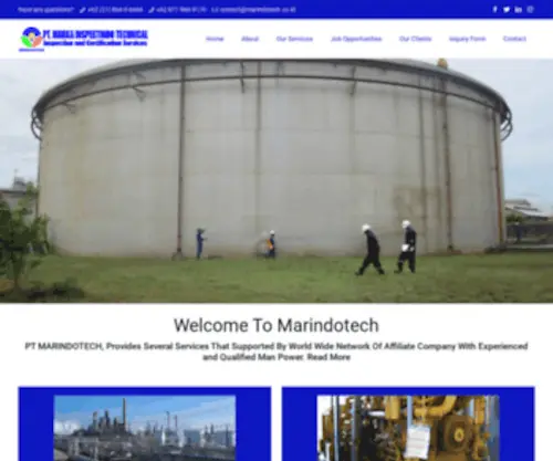 Marindotech.co.id(Marindotech) Screenshot