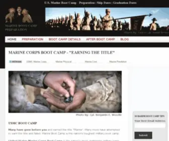 Marine-Bootcamp.com(MARINE BOOT CAMP) Screenshot