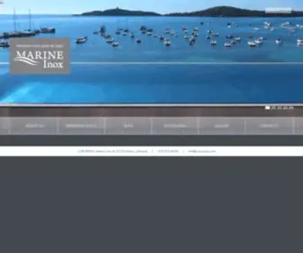 Marine-Inox.com(Stainless steel pools and spa) Screenshot