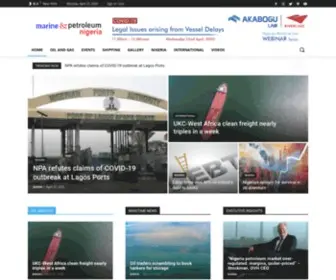 Marineandpetroleum.com(Marine and Petroleum Nigeria) Screenshot