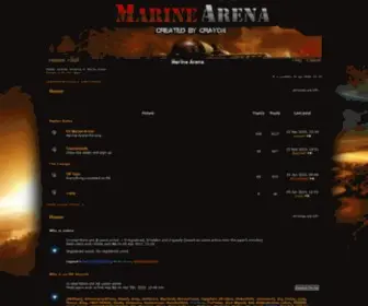 Marinearena.info(Marine Arena) Screenshot