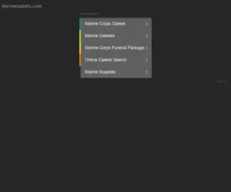 Marinecaskets.com(Marine Caskets) Screenshot