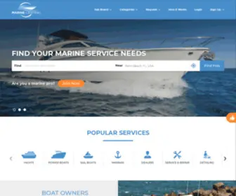 Marinecentral.com(Marine Central for All of Your Boating and Yachting Needs) Screenshot