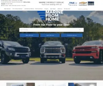 Marinechevy.com(Marine Chevrolet) Screenshot