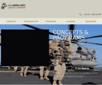 Marinecorpsconceptsandprograms.com(Just another WordPress site) Screenshot