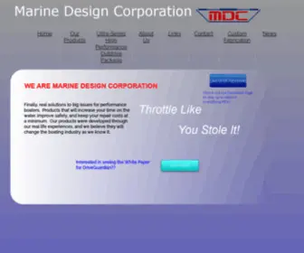 Marinedesigncorp.com(Marine Design Corporation) Screenshot