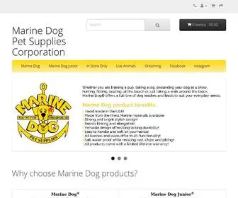 Marinedog.com(Marine Dog Pet Supplies Corporation) Screenshot