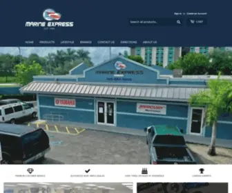 Marineexpress.com(Marine Express Miami) Screenshot