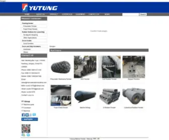 Marinefenderindustrial.com(Pneumatic Fender Yokohama Fender Marine Boat Fenders Rubber Dock Bumpers Shipping Airbag) Screenshot