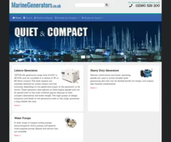 Marinegenerators.co.uk(MarineGenerators) Screenshot