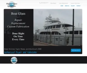 Marineglassspecialties.com(Marine Glass Specialties) Screenshot