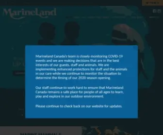 Marineland.ca(MarineLand Park) Screenshot