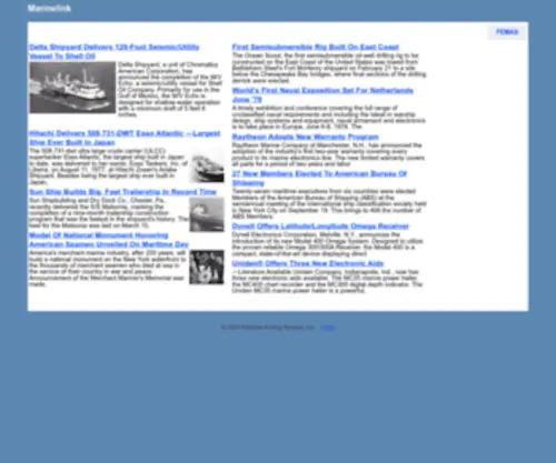 Marinelink.org(FEMAS) Screenshot