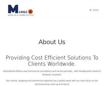 Marinelngc.com(Our focus & expertise) Screenshot