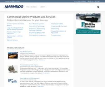 Marinelogbuyersguide.com(Directory of Commercial Marine Products and Services Companies) Screenshot