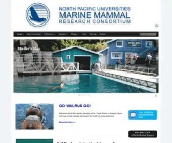 Marinemammal.org(The North Pacific Universities Marine Mammal Research Consortium) Screenshot