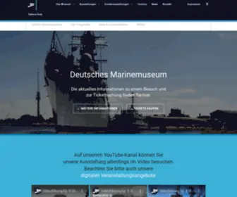 Marinemuseum.de(Deutsches Marinemuseum) Screenshot