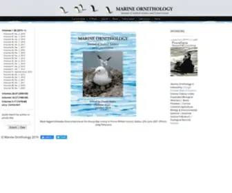 Marineornithology.org(Marine Ornithology) Screenshot