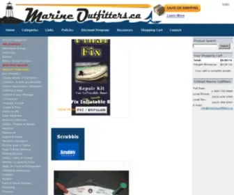 Marineoutfitters.ca(Marine Outfitters) Screenshot