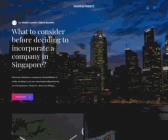 Marineparktz.com(MARINE PARKTZ) Screenshot