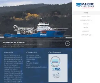 Marineplatforms.com(Marine Platforms) Screenshot