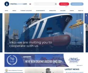 Marinepoland.com(Maritime poland) Screenshot