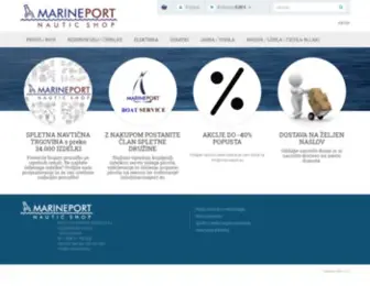 Marineport.eu(Trgovina z navtično opremo) Screenshot