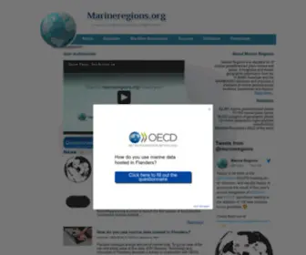 Marineregions.org(Marine Regions) Screenshot