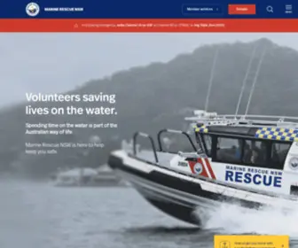 Marinerescuensw.com.au(Volunteers saving lives on the water) Screenshot