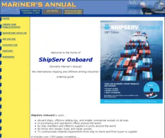 Marinersannual.com(Leading marine eProcurement platform and search engine) Screenshot