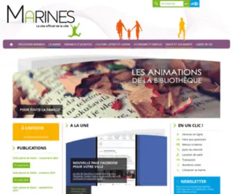 Marines.fr(Commune de Marines (Val d'Oise)) Screenshot