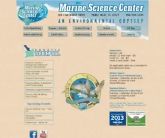 Marinesciencecenter.com(Marine Science Center) Screenshot