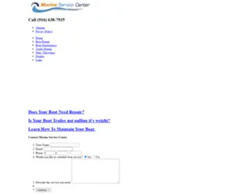 Marineservicepro.com(Marine Service Center) Screenshot