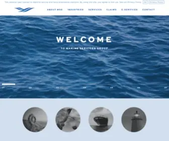 Marineservices.lv(Marine Services Group) Screenshot